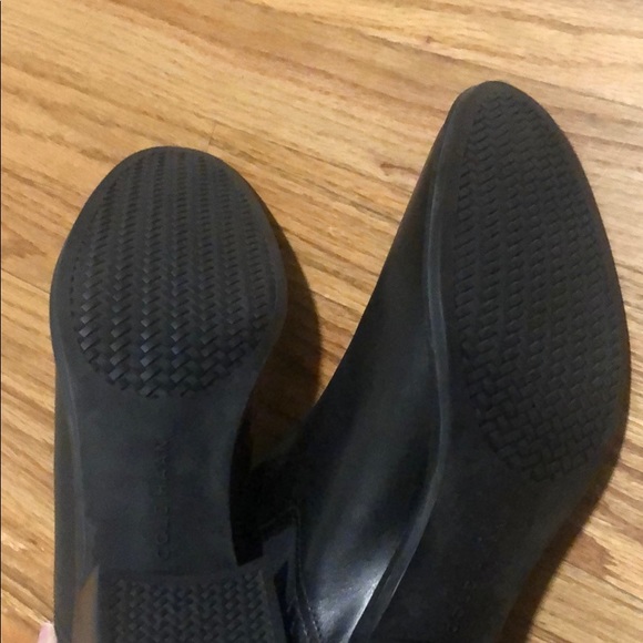 Cole Haan Corinne Chelsea Boot Black Leather Ankle Dressy Fall Chunky Gore Heel - Picture 16 of 16